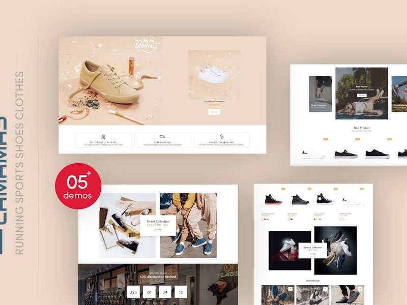 Camamas - Running & Sports Shoes Shopify Theme