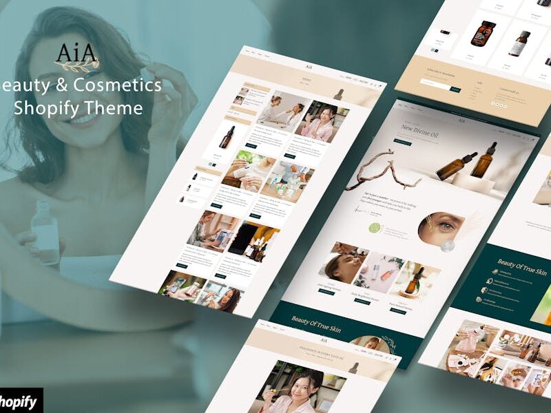 AIA - Beauty Cosmetics Shop Shopify Theme