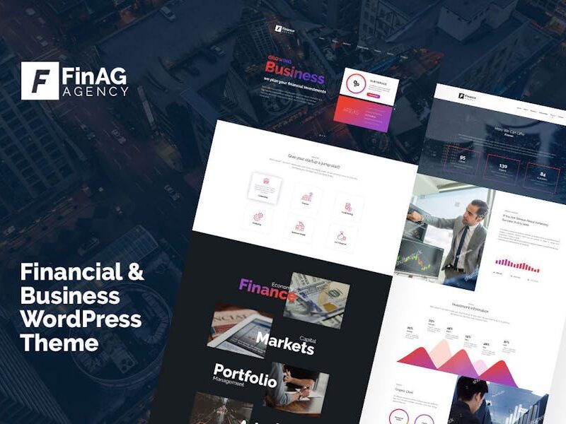 Finag - Creative & Finance Agency WordPress Theme