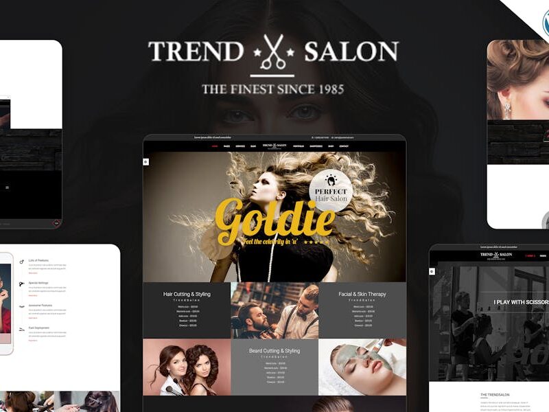 Trend Salon WordPress Theme