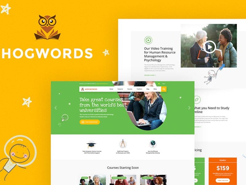 Hogwords - Education Center WordPress Theme