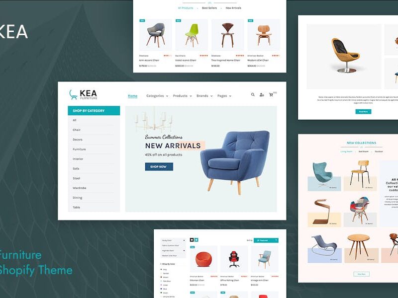 Kea - eCommerce Interior, Furniture Shopify Theme