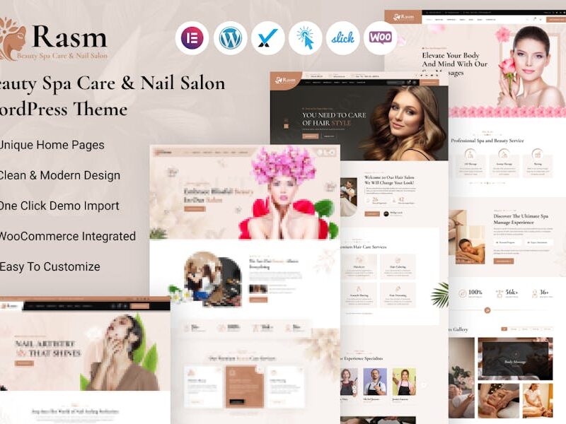 Rasm – Beauty Spa Care & Nail Salon WordPress Them