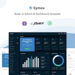 Symox – Node Js Admin & Dashboard Template Symox – Node Js Admin & Dashboard Template