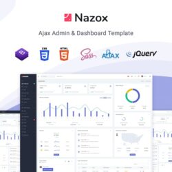 Nazox – Ajax Admin & Dashboard Template