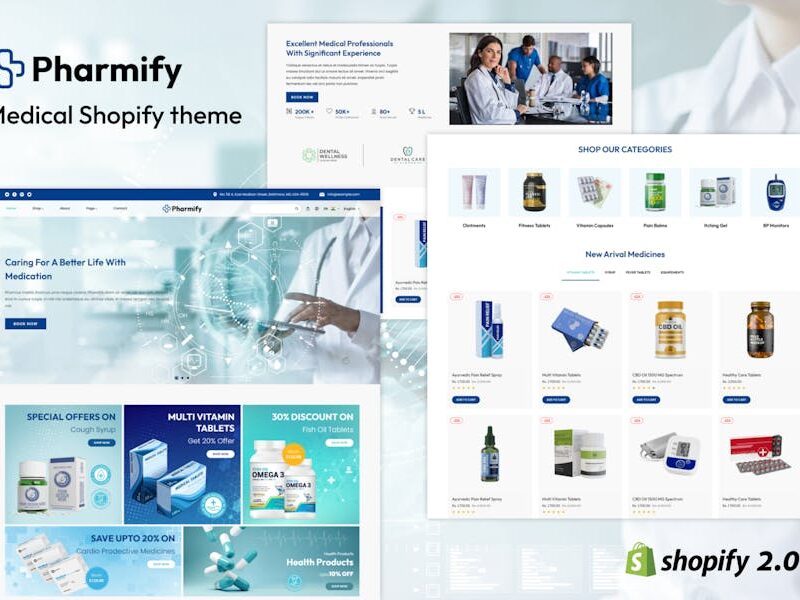 Pharmify - Pharmacy & Medical Store Shopify Theme