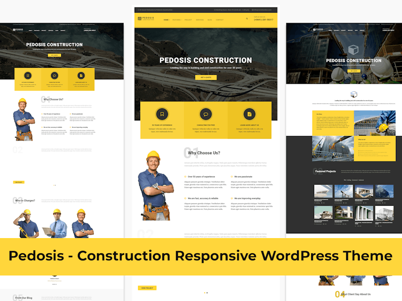 Pedosis - Construction Responsive WordPress