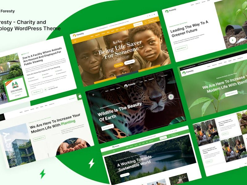 Foresty - Charity and Ecology WordPress Theme