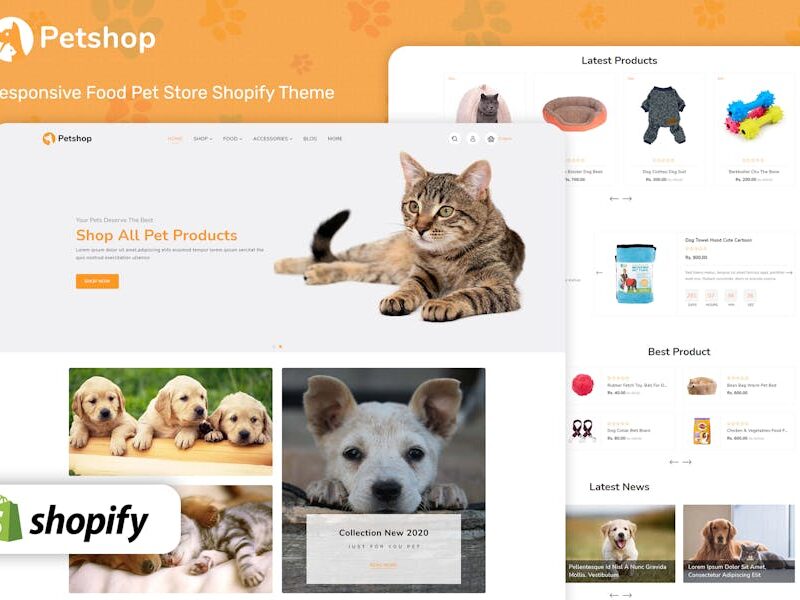 Petshop - Multipurpose E-commerce Shopify Template
