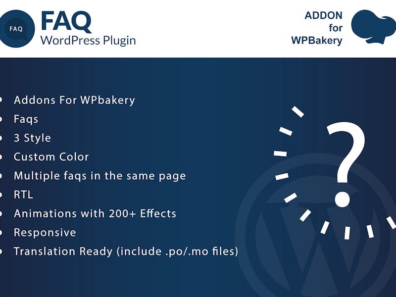 Faq - Addons for WPBakery Page Builder