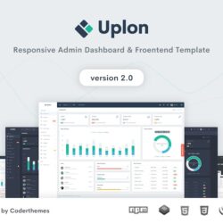 Uplon – Admin Dashboard & Landing Template