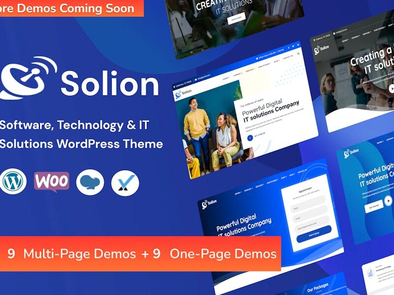 Solion - IT Solutions & Services WordPress