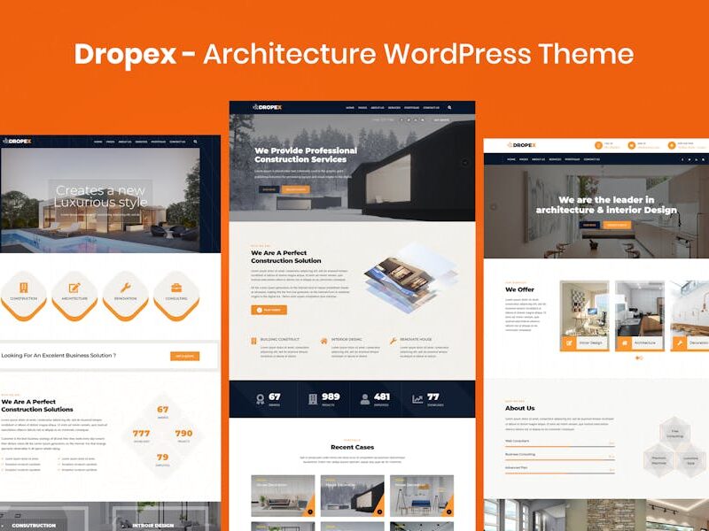 Dropex - Architecture WordPress Theme