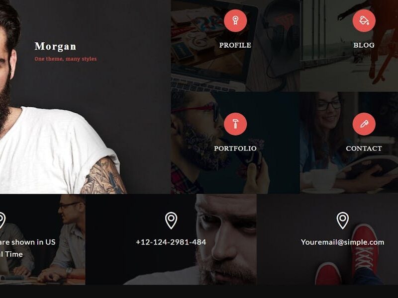 Morgan - Resume, vCard and Profile Theme