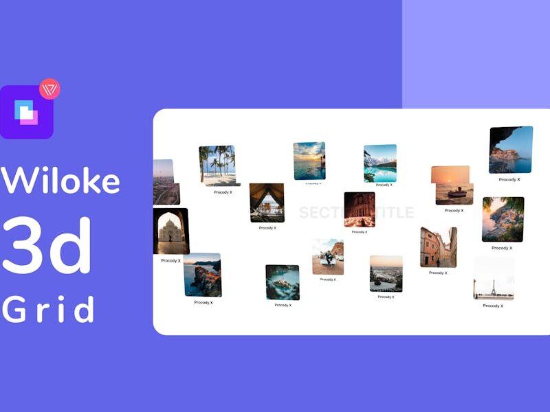 Elementor 3D Grid Addon