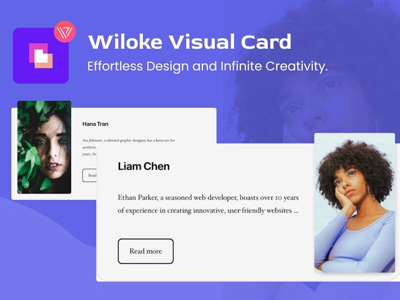 Wiloke Visual Card Elementor