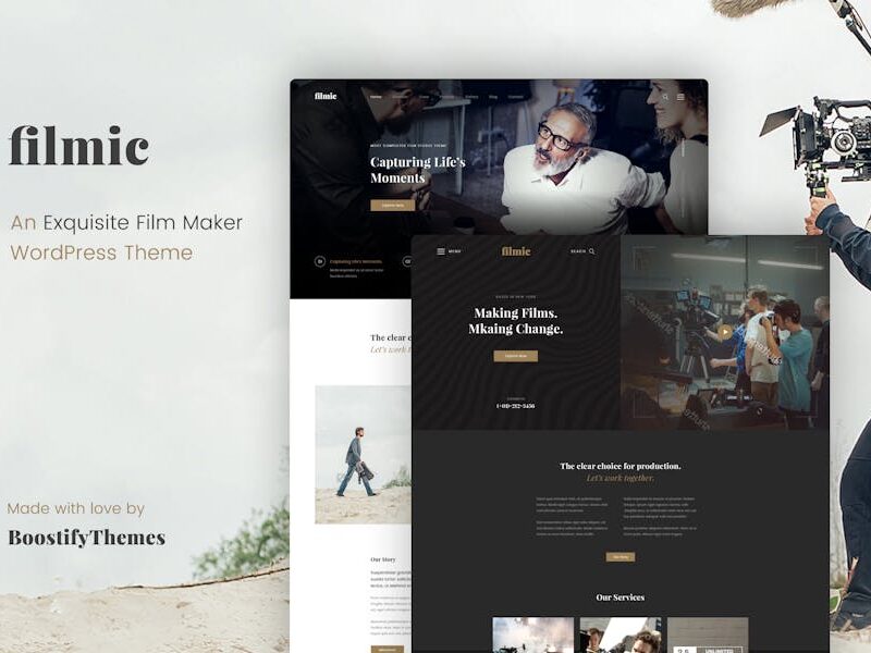 Filmic - Movie Studio & Film Maker WordPress Theme