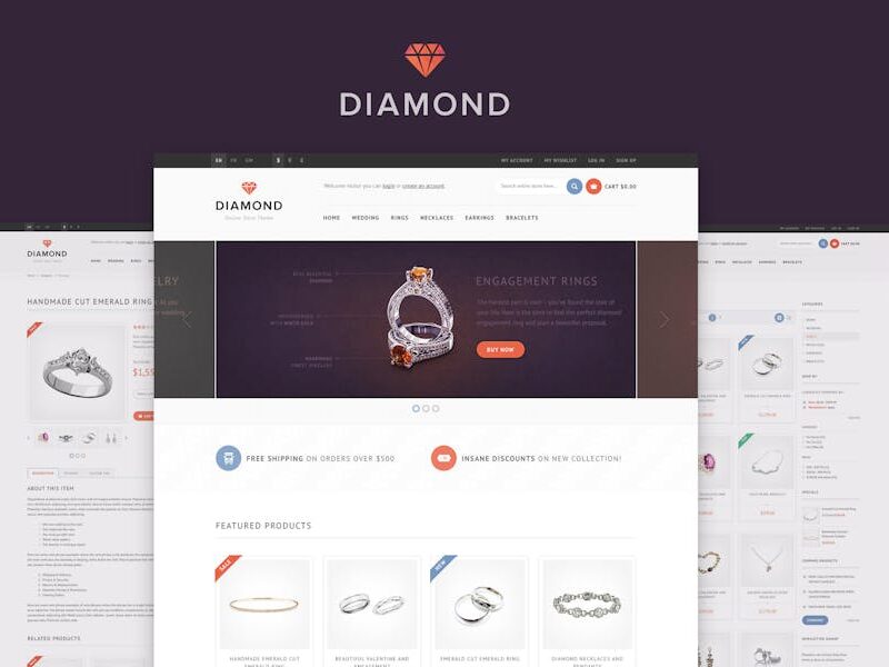 Diamond — Responsive Magento Theme