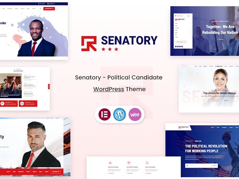 Senatory - Political Candidate WordPress Theme