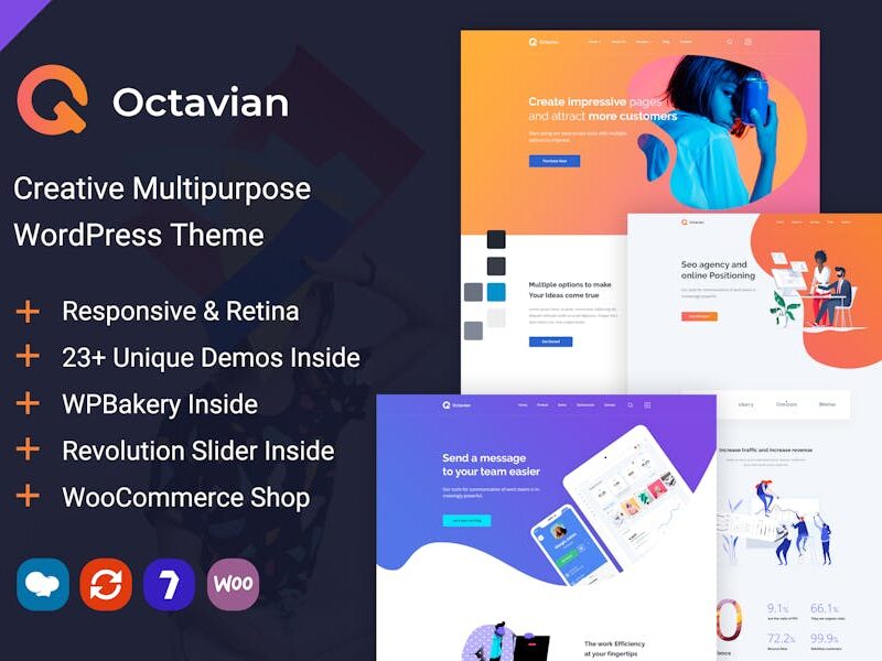 Octavian - Creative Multipurpose WordPress Theme
