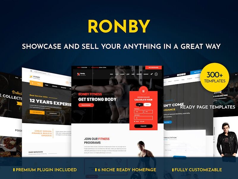 Ronby | 6 Niche Business Multi-Purpose Theme