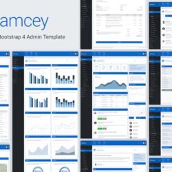 Shamcey Metro Style Bootstrap 4 Admin Template