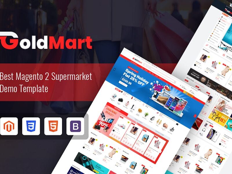 GoldMart - Modern Marketplace Magento 2 Theme