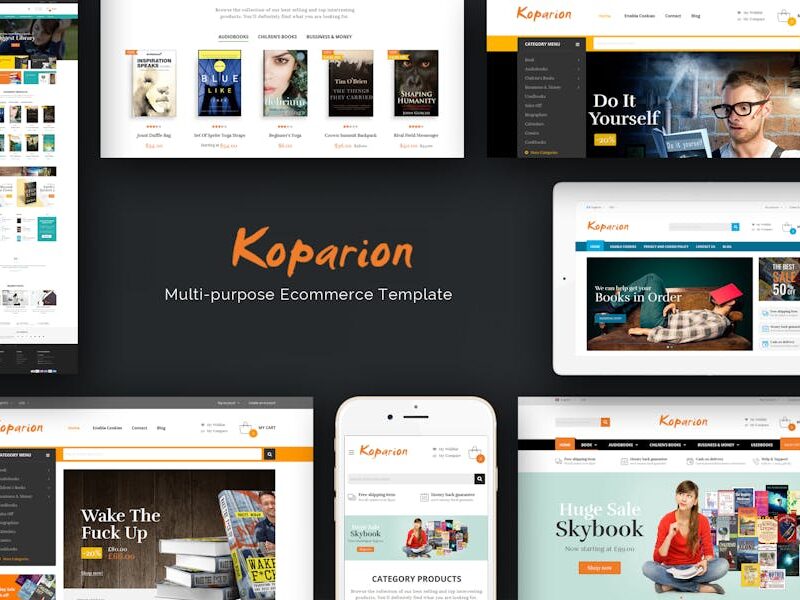 Koparion - Book Shop Responsive OpenCart Theme