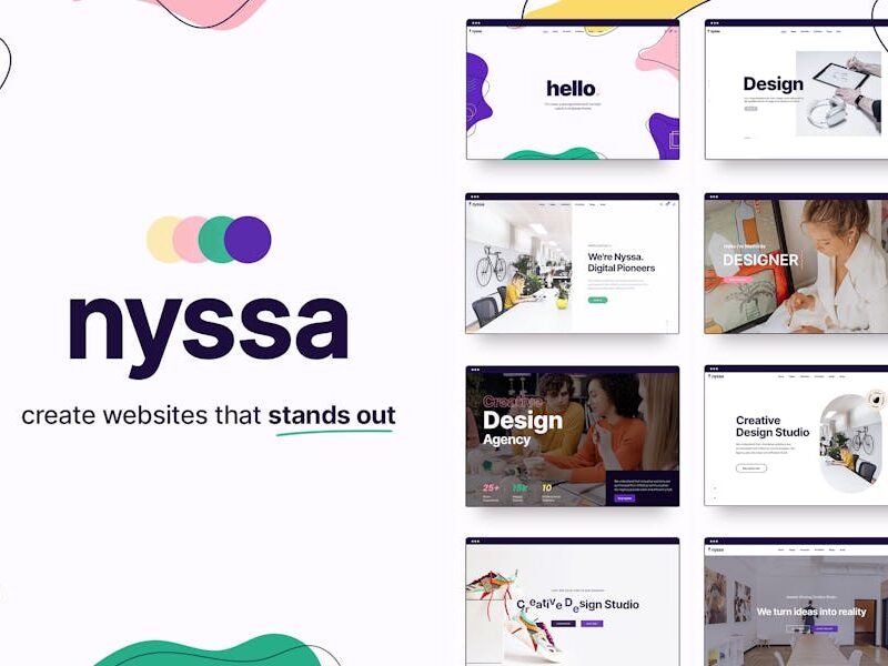 Nyssa - Unique Lottie Animation WordPress theme