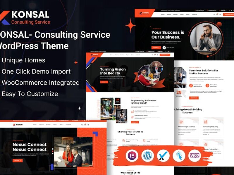 Konsal - Corporate Business & Consulting WordPress