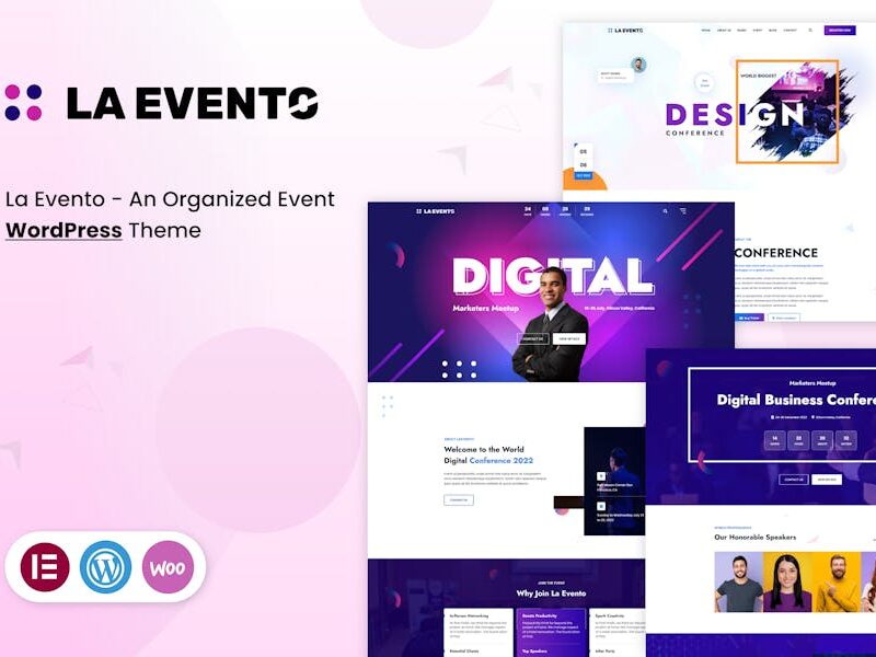 La Evento - An Organized Event WordPress Theme