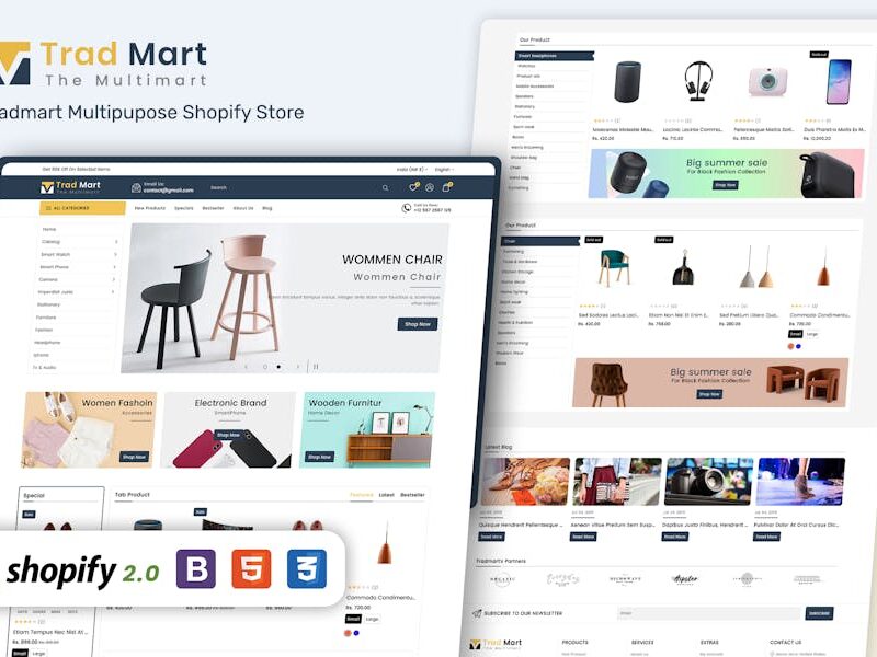 Tradmart - Shopify 2 MultiPurpose Responsive Theme