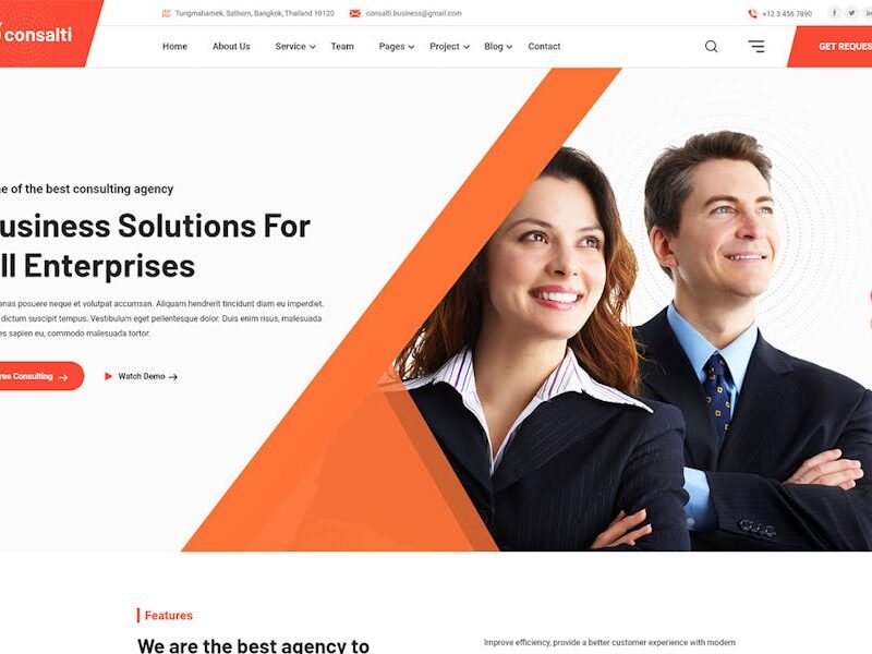 Consalti - Consultancy & Business WordPress Theme