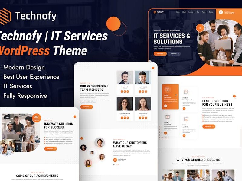 Technofy | IT Services & Solutions WordPress Theme