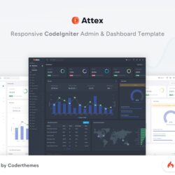 Attex – CodeIgniter Tailwind CSS Admin & Dashboard