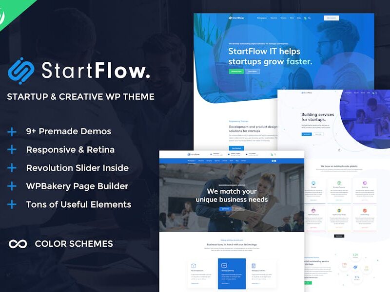 StartFlow - Creative Multipurpose WordPress Theme