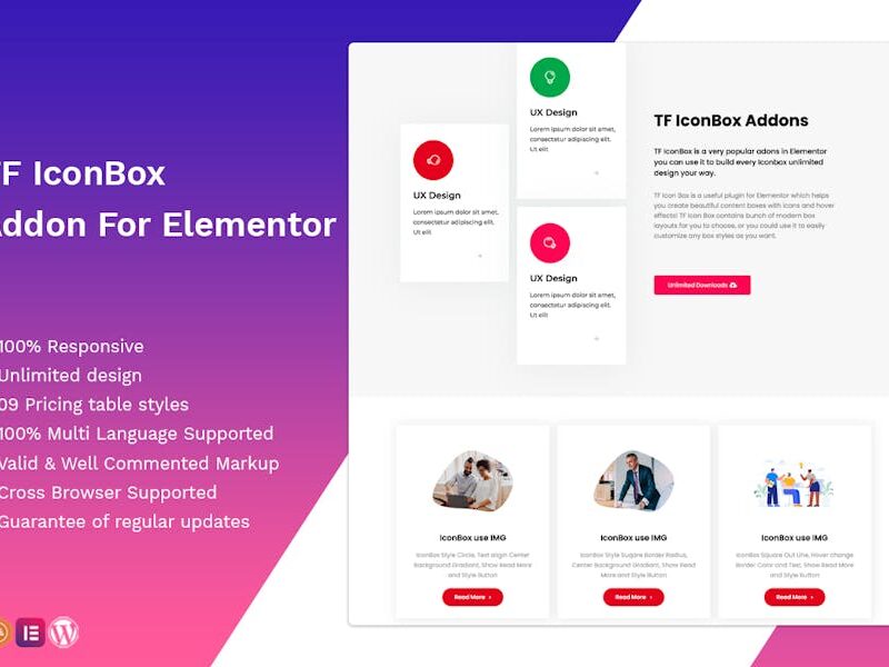 Icon Box Widget for Elementor