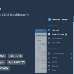 Hero PRO – Business Admin Dashboards