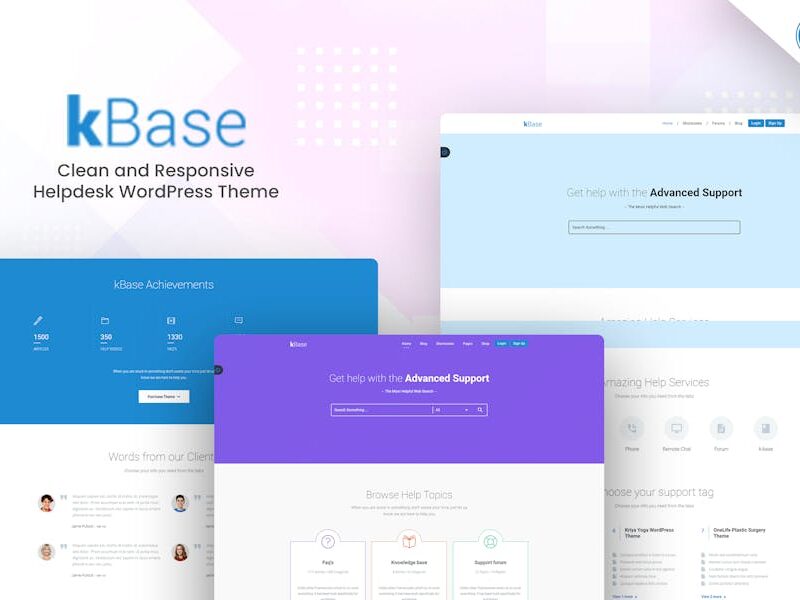 Knowledge Base WordPress Theme