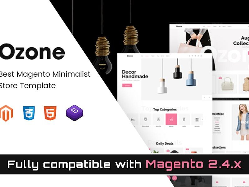 Ozone - Best Magento Minimalist Theme