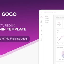 Gogo React – React Admin Template Gogo React – React Admin Template