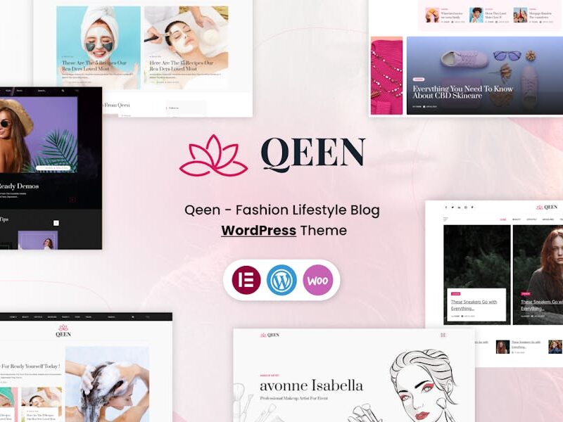 Qeen - Fashion Lifestyle Blog WordPress Theme