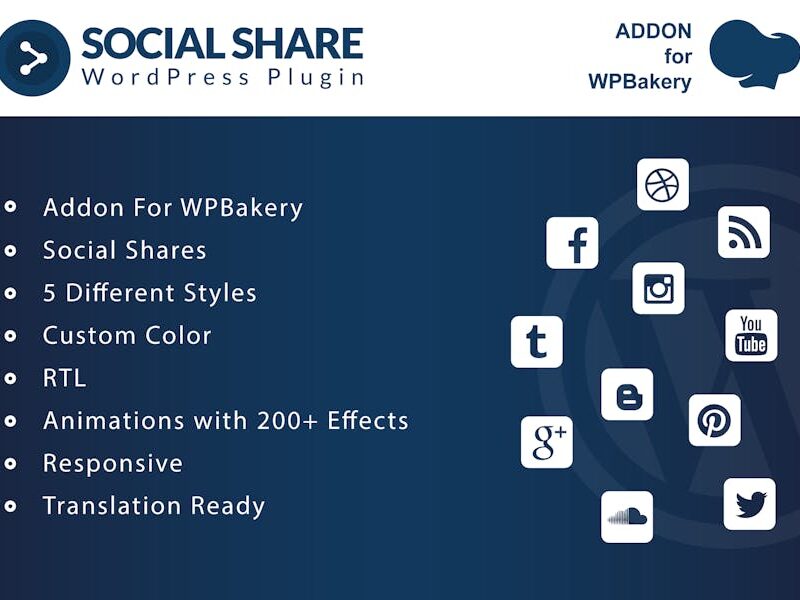Social Share - Addons for WPBakery Page Builder