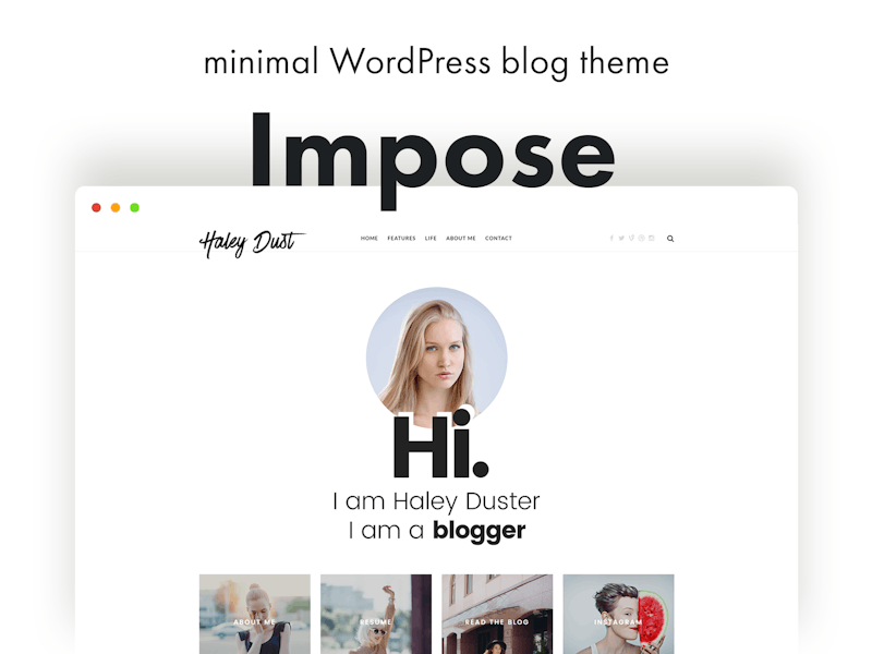 Impose Blog - A WordPress Blog Theme For Bloggers