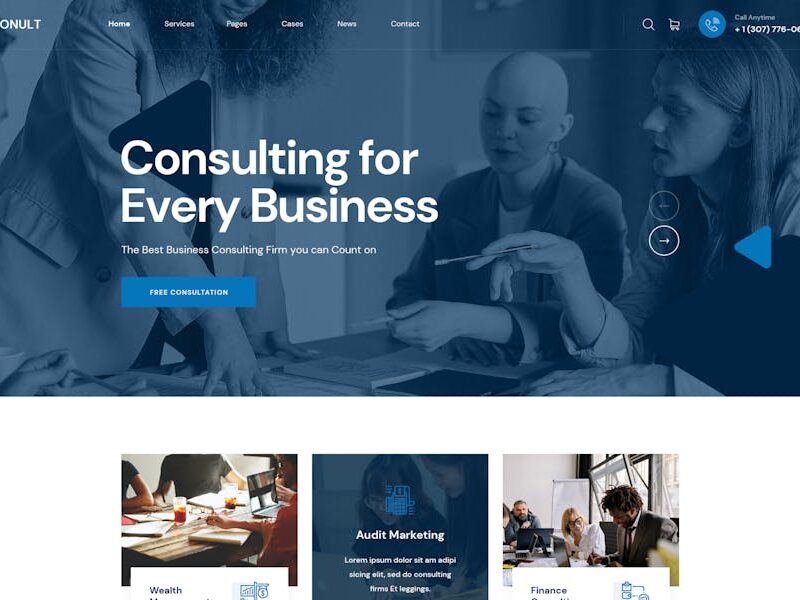 Conult - Consulting Business WordPress Themes