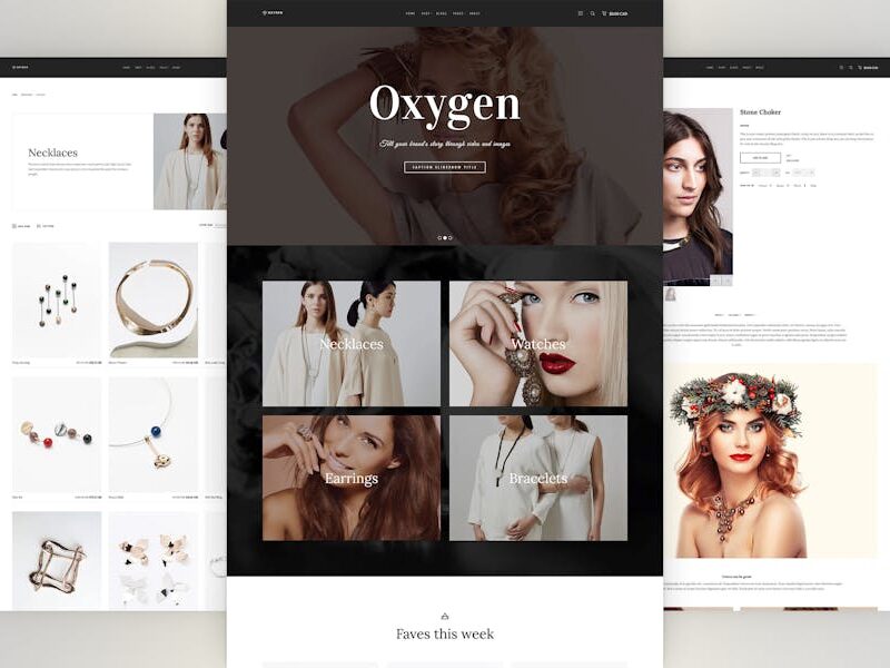 Oxygen Jewelry Responsive Shopify Theme