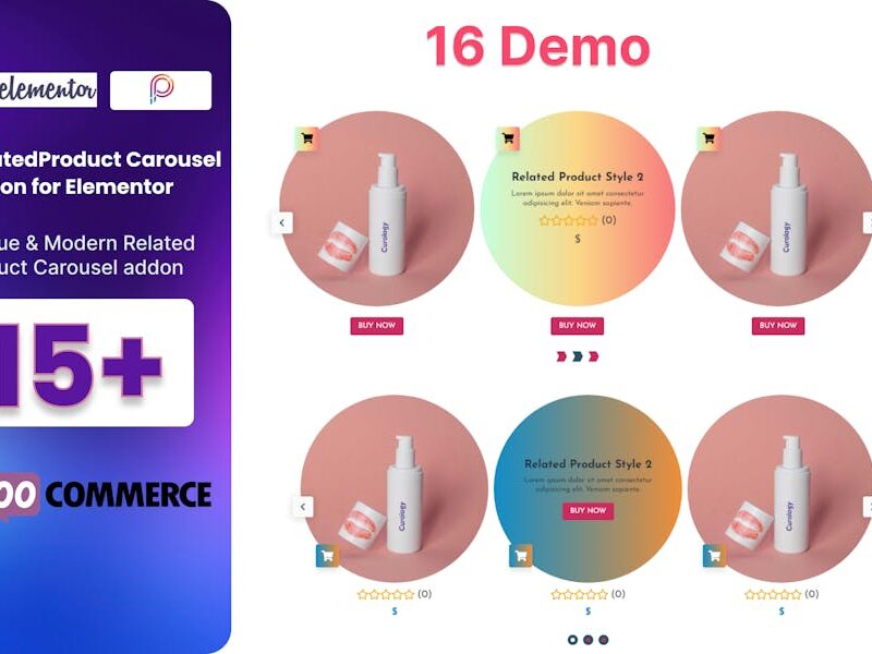 WooCommerce Related Product Addon For Elementor