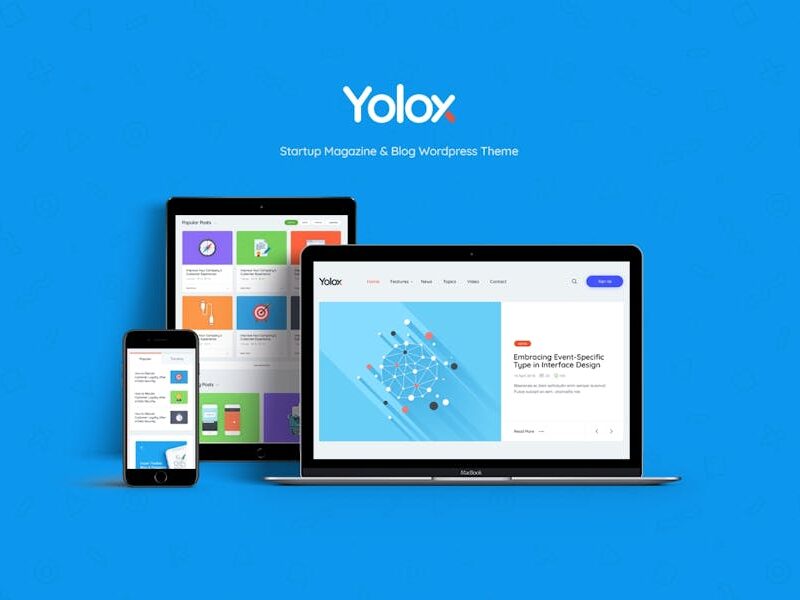 Yolox | Modern WordPress Blog Theme for Business