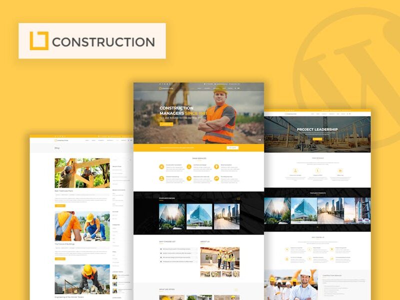Construction - Business & Building WordPress Theme