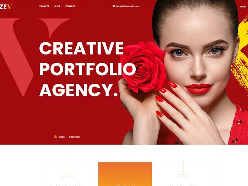 Zev – Creative Personal Portfolio WordPress Theme